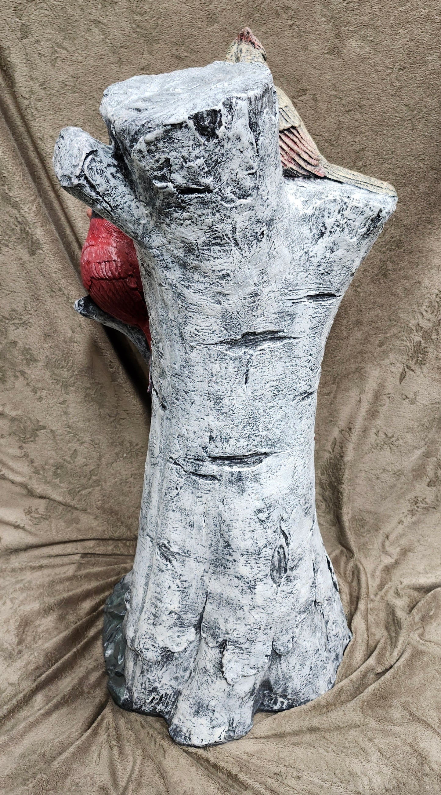 Welcome stump with Cardinals