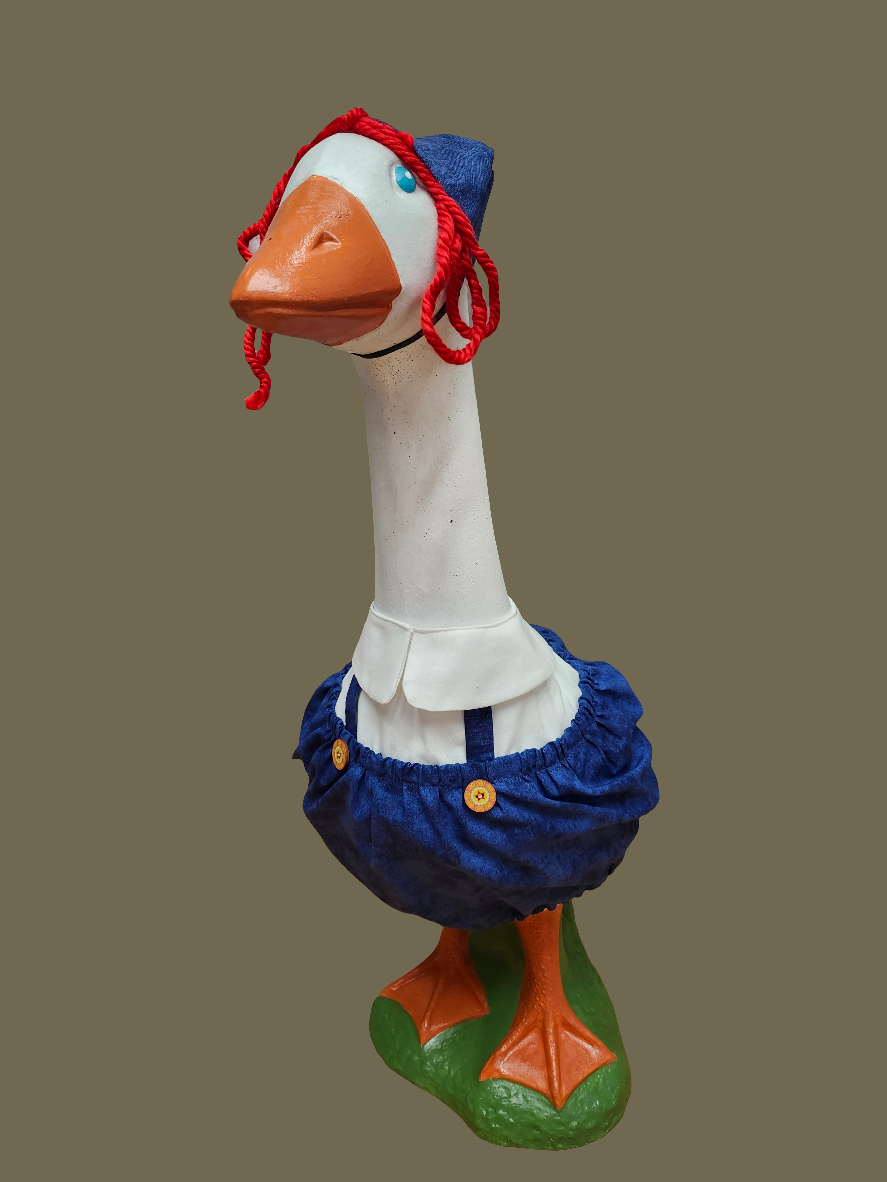 Boy Ragdoll goose outfit