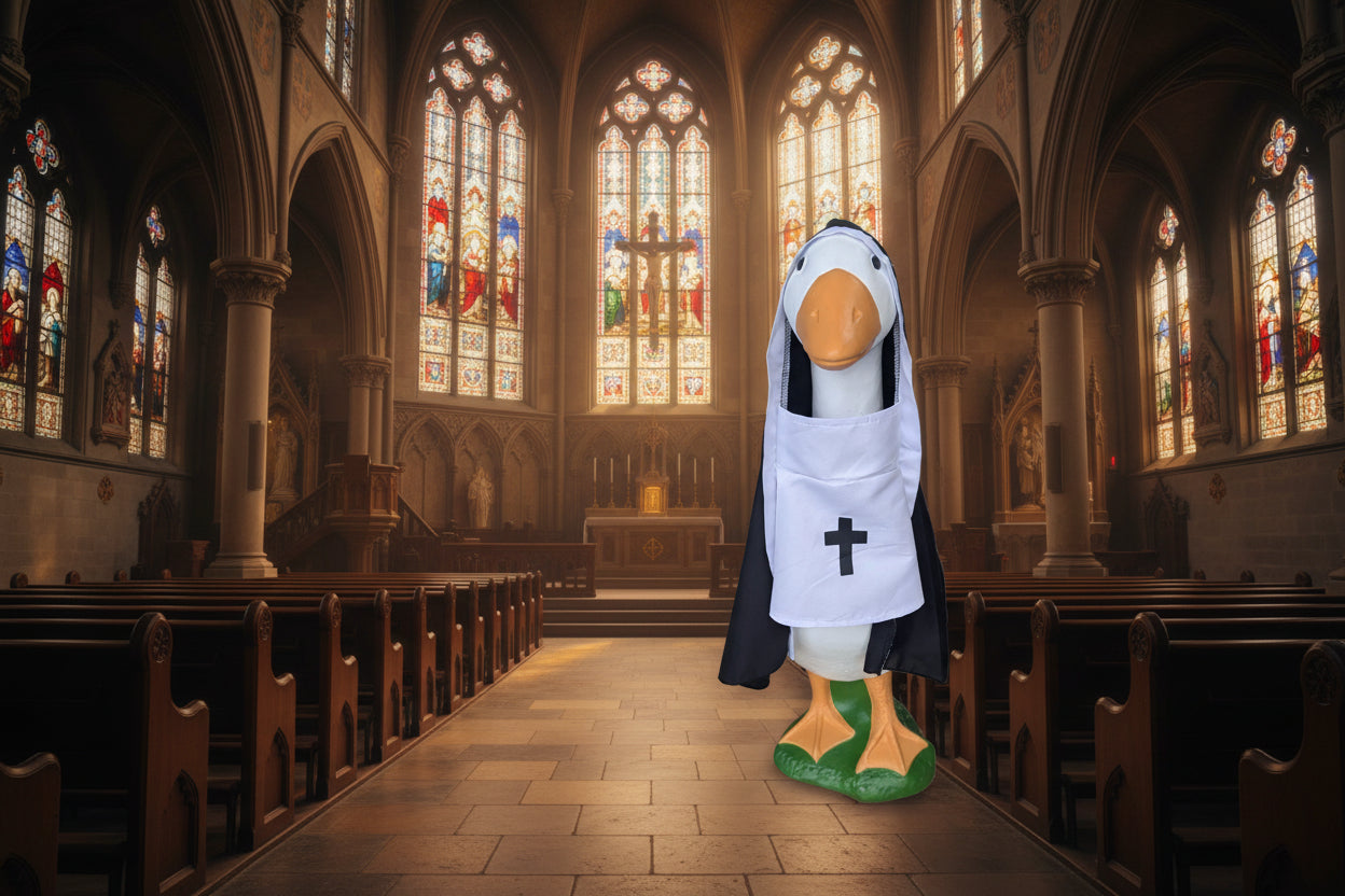 1 pc Nun goose outfit