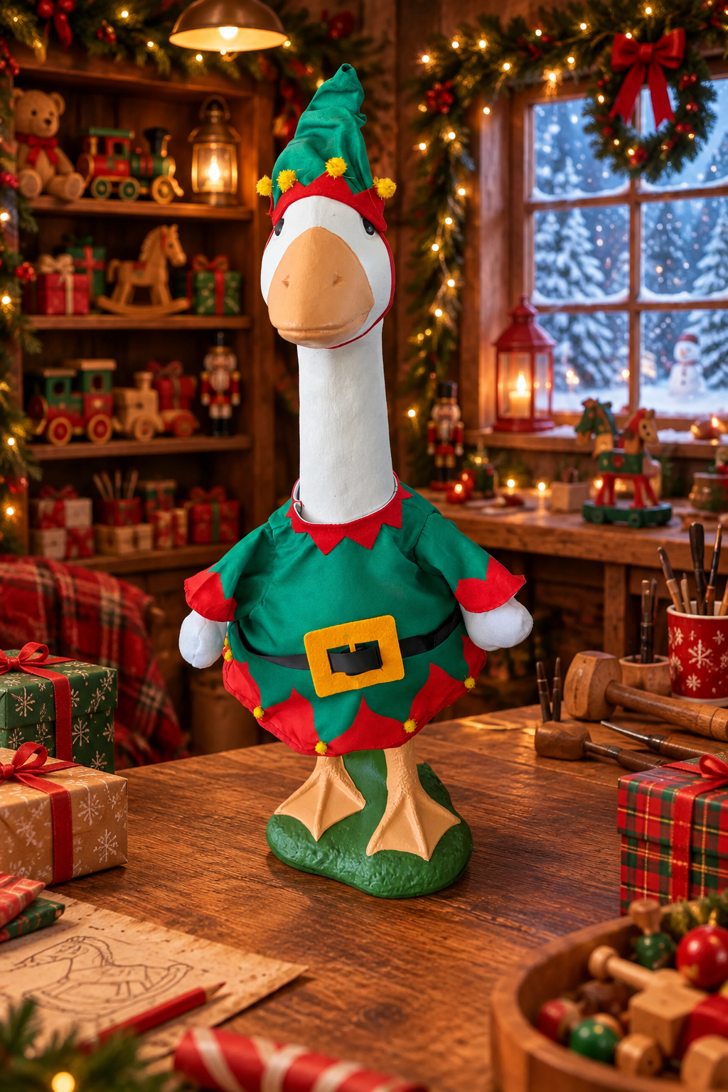 Elf goose outfit