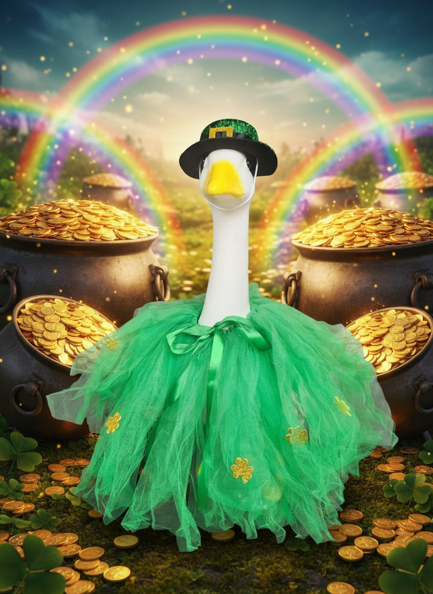 St. Patrick's goose outfit