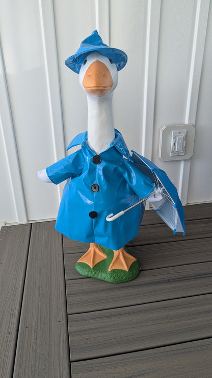 Raincoat goose outfit