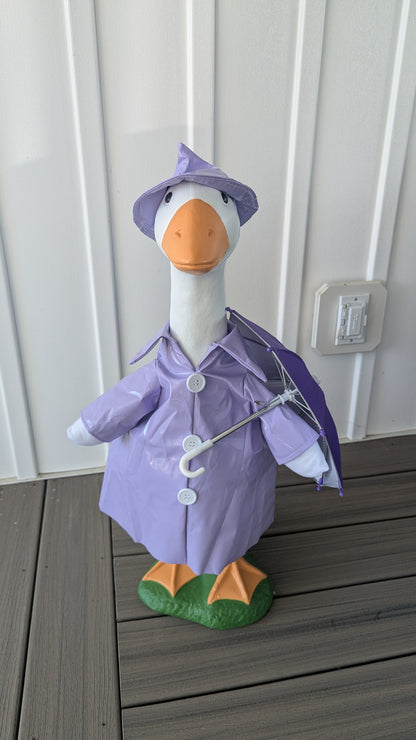 Raincoat goose outfit