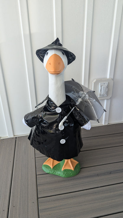 Raincoat goose outfit