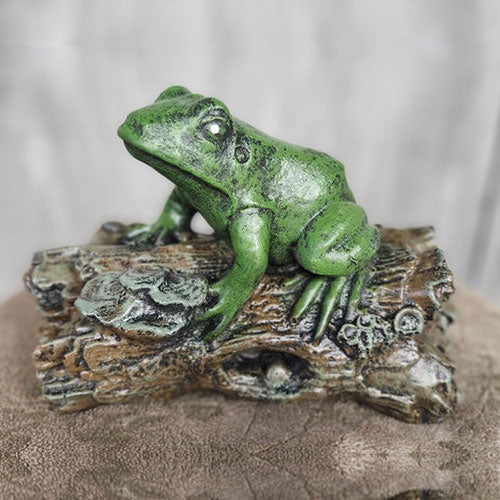 Frog on log