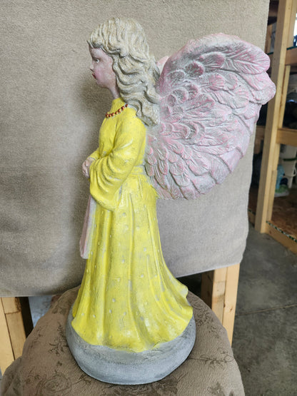 Standing Angel with Planter on back