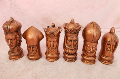 Big Set of 6 chess pcs