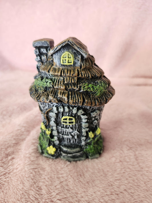 Fairy house with flowers