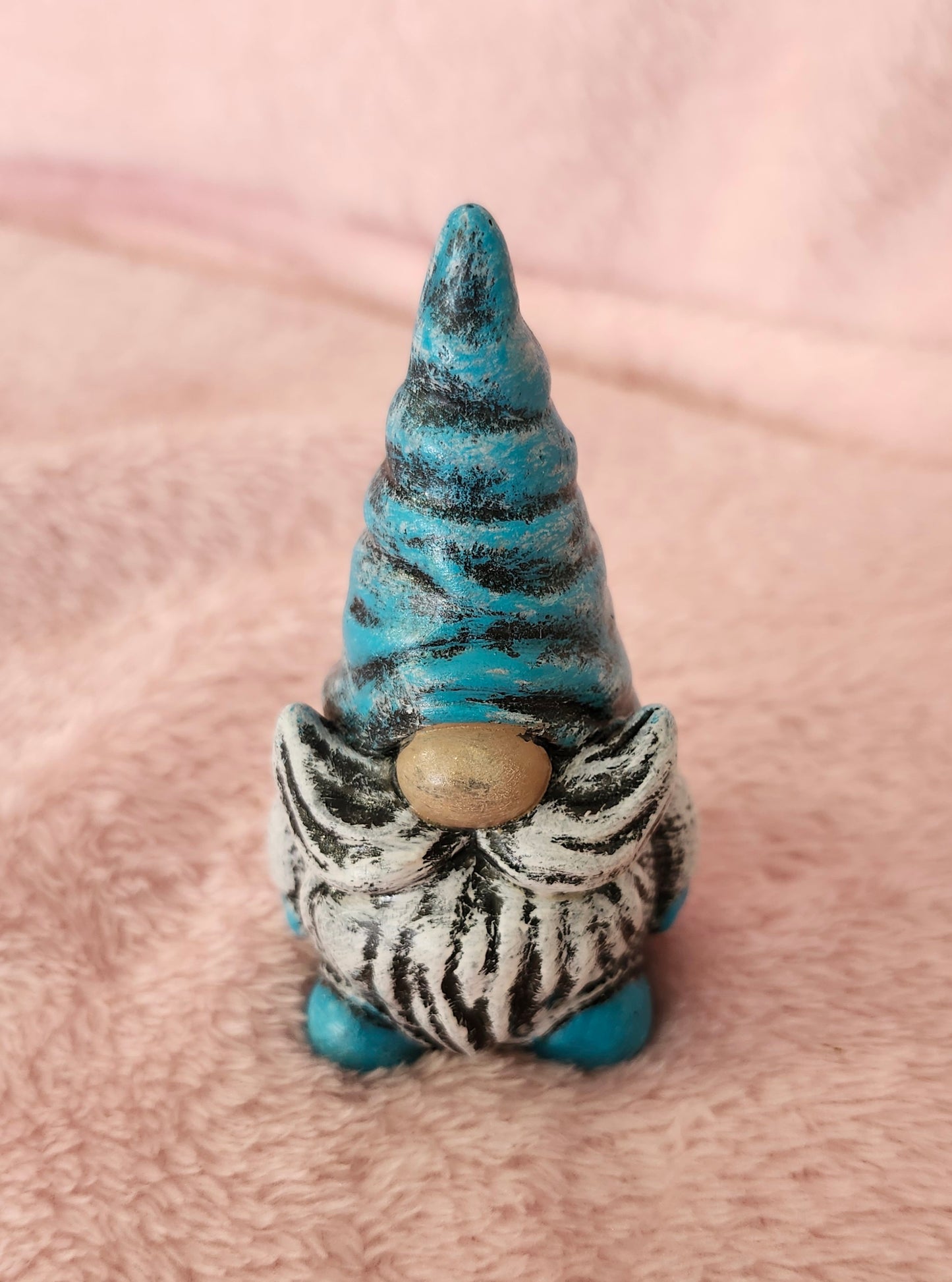 Big mustache whimsy gnome tiny