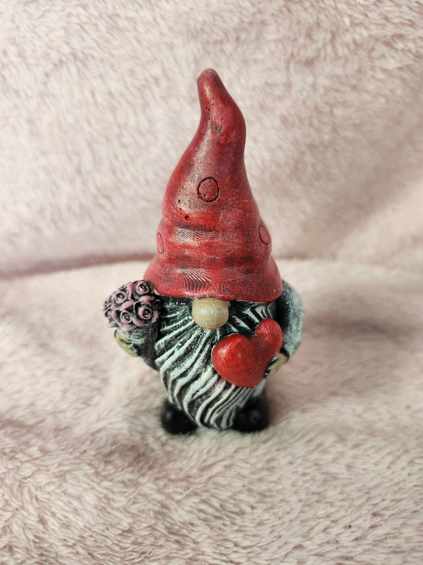 Heart whimsy gnome