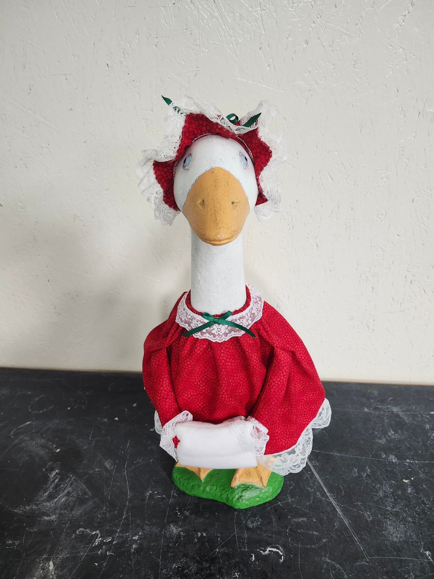 Mrs. Claus goose outfit (goose not included)