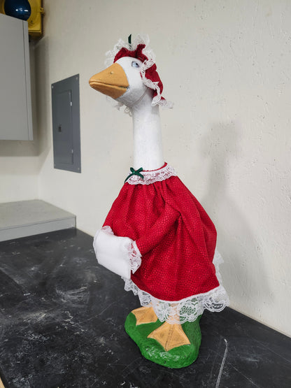 Mrs. Claus goose outfit (goose not included)