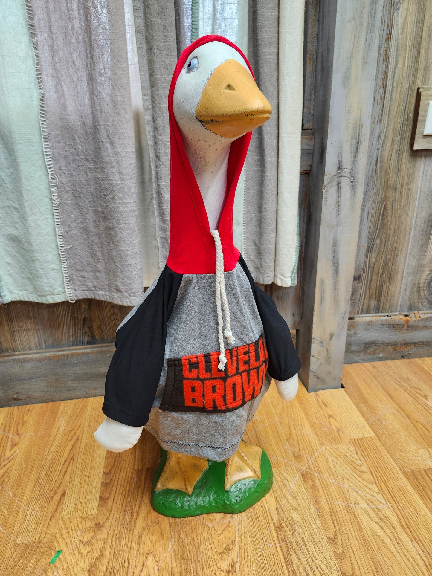 Browns hoodie goose outfit with wings