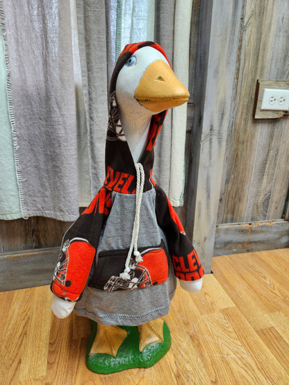 Browns hoodie goose outfit with wings