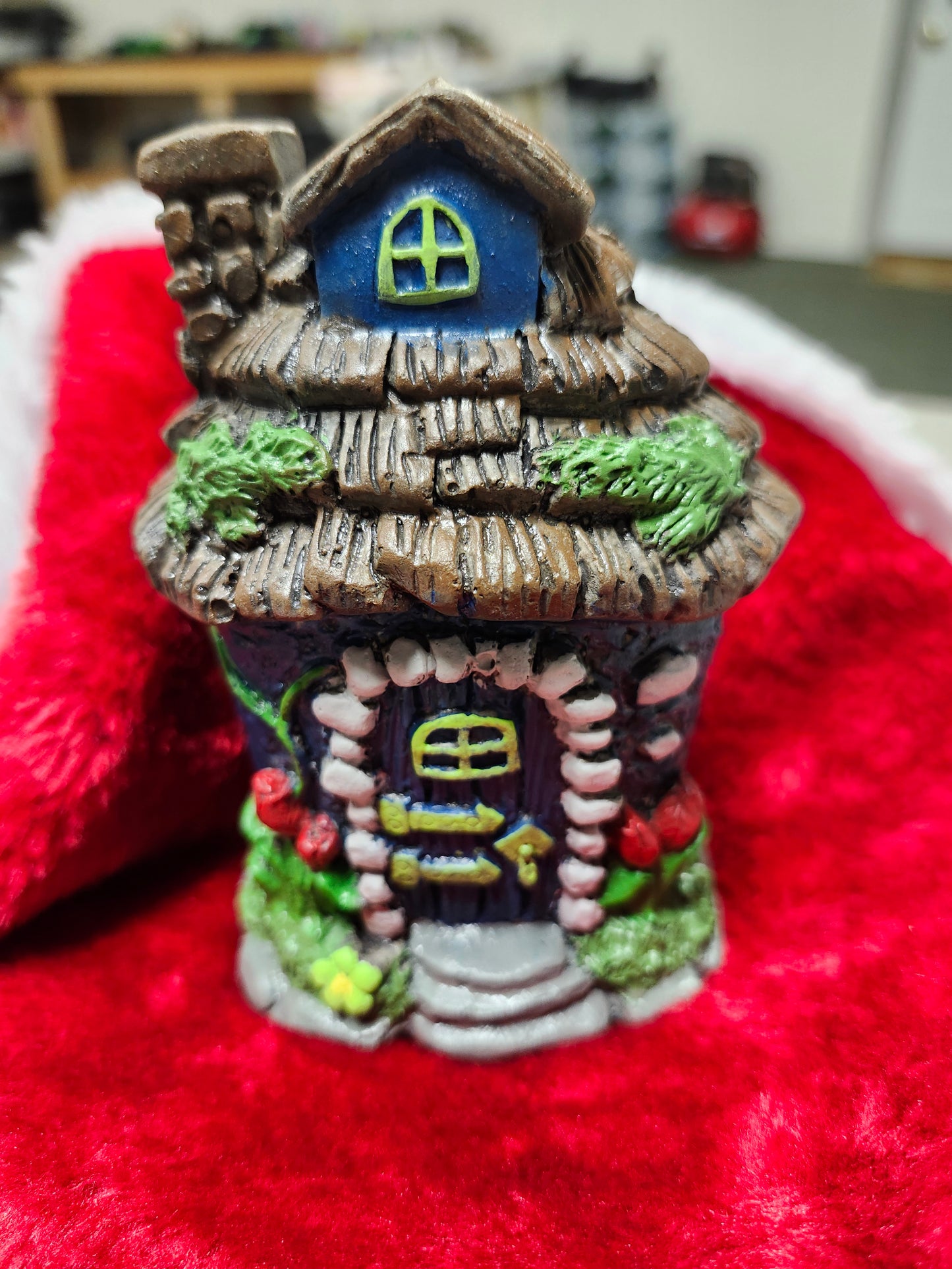 Fairy house with flowers