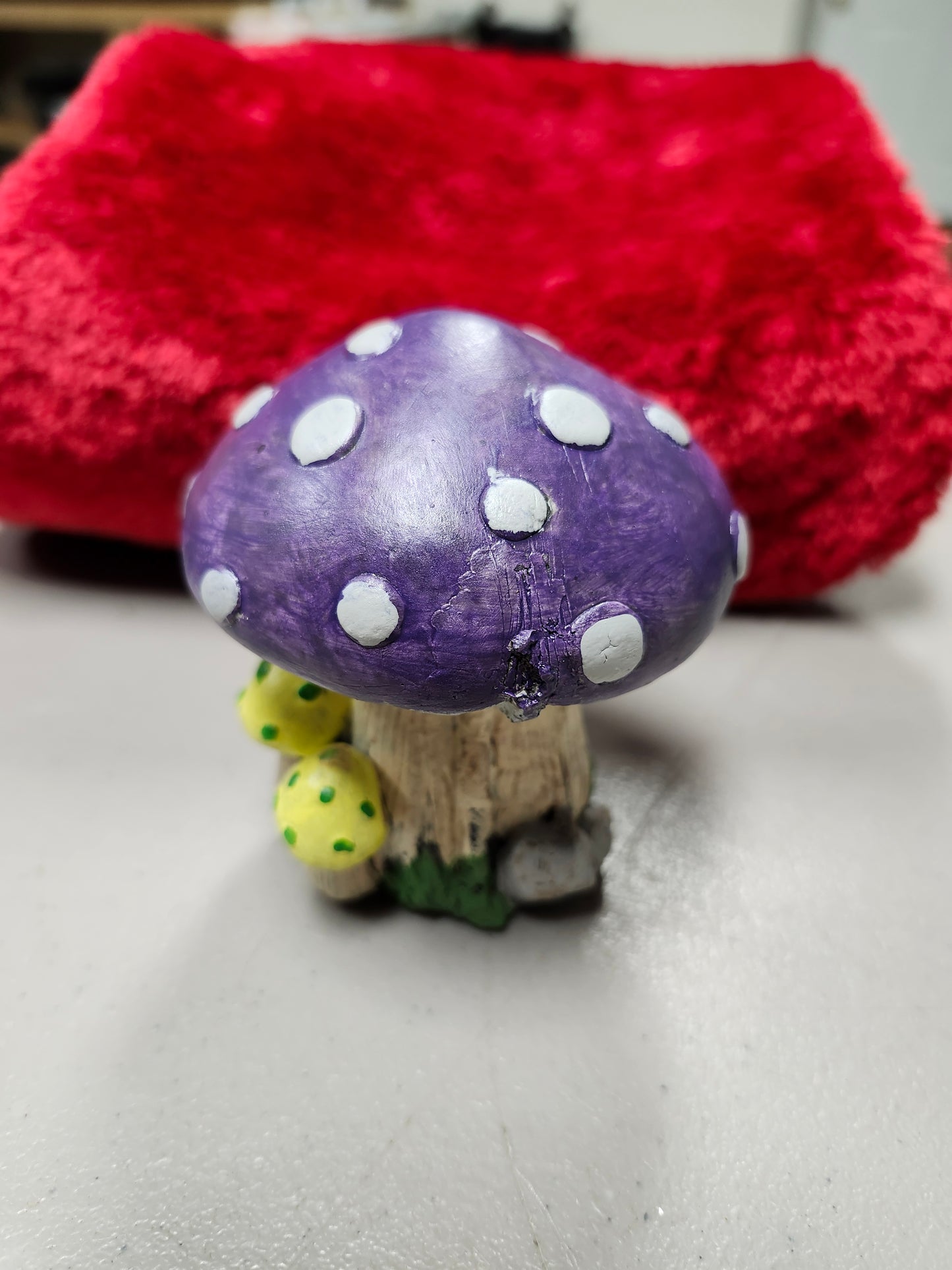 Fairy garden triple mushroom