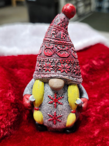 Winter whimsy girl gnome