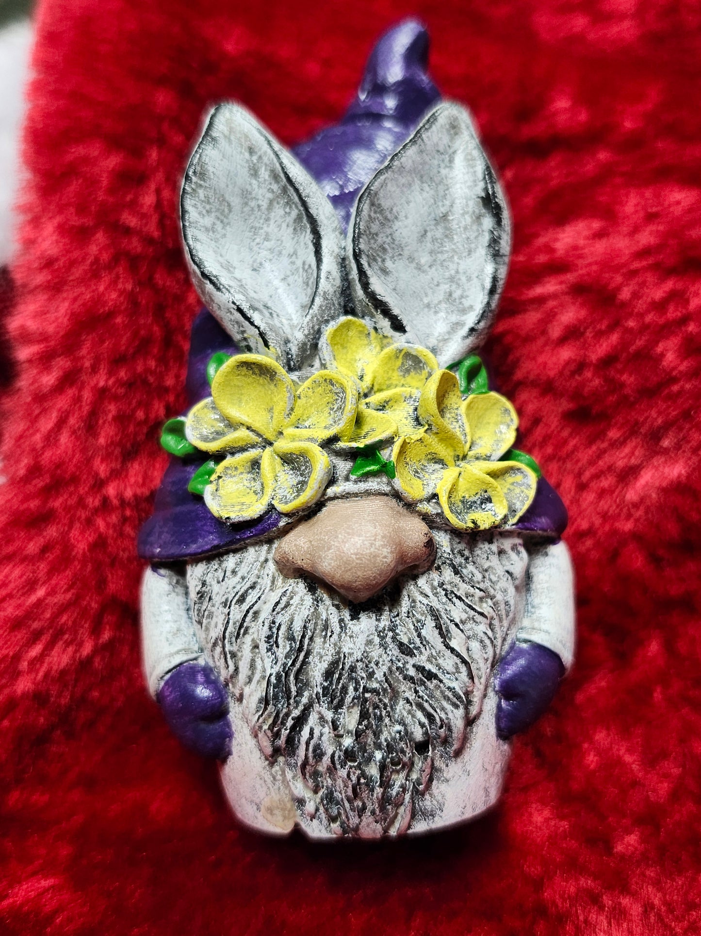 Rabbit whimsy gnome