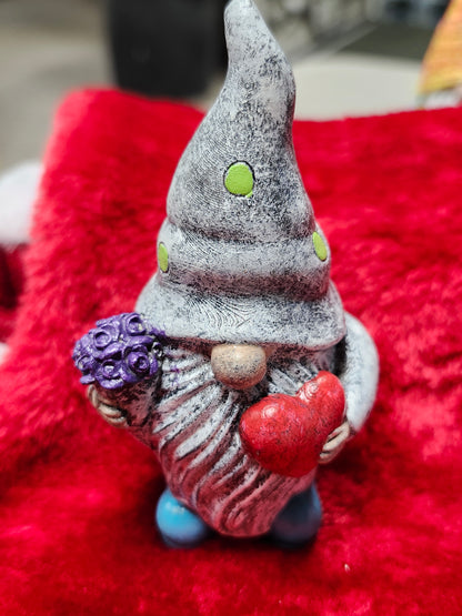 Heart whimsy gnome