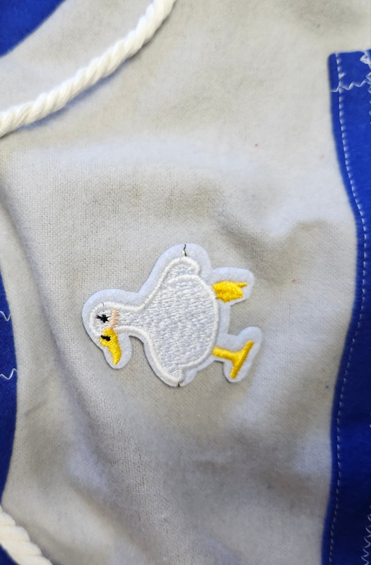 Sweatshirt Goose patch with bow
