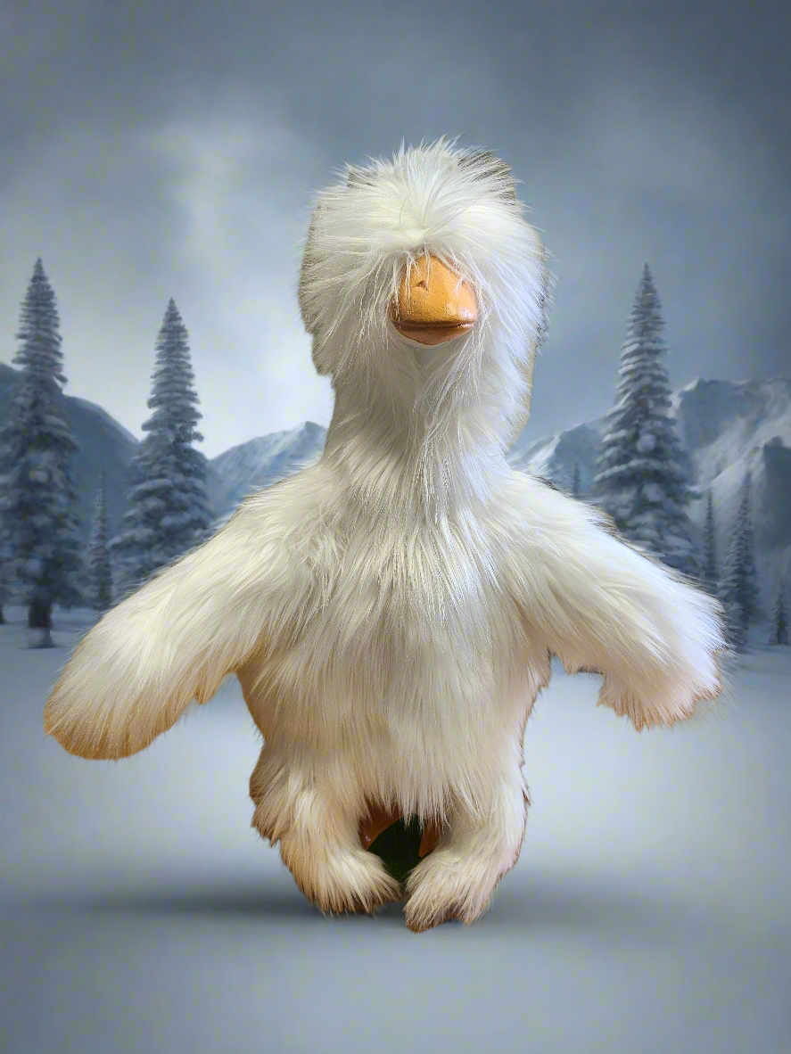 White yeti goose outfit