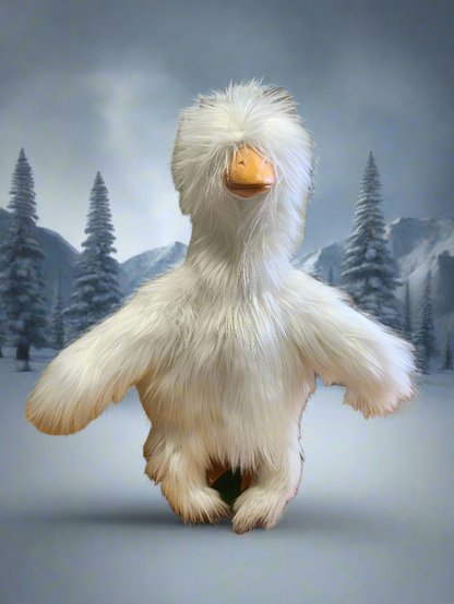White yeti goose outfit