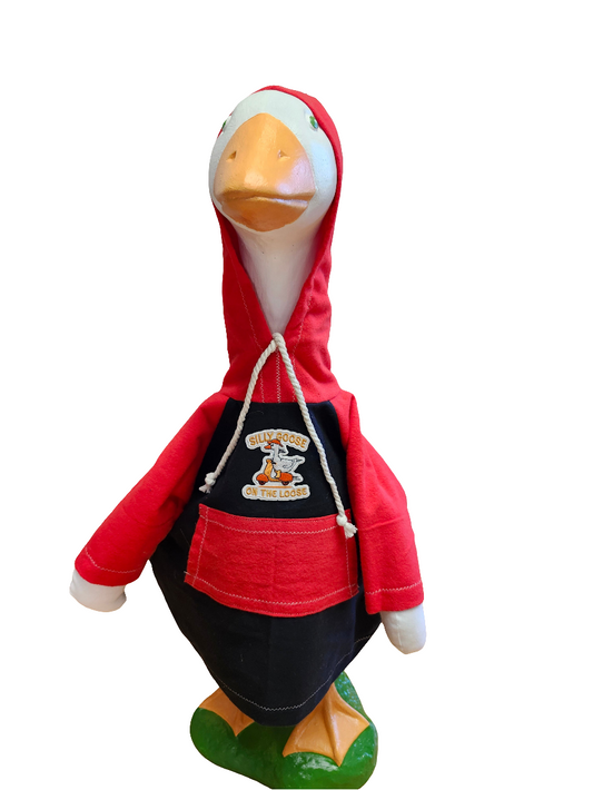 Hoodie Goose outfit with Silly Goose on the loose patch