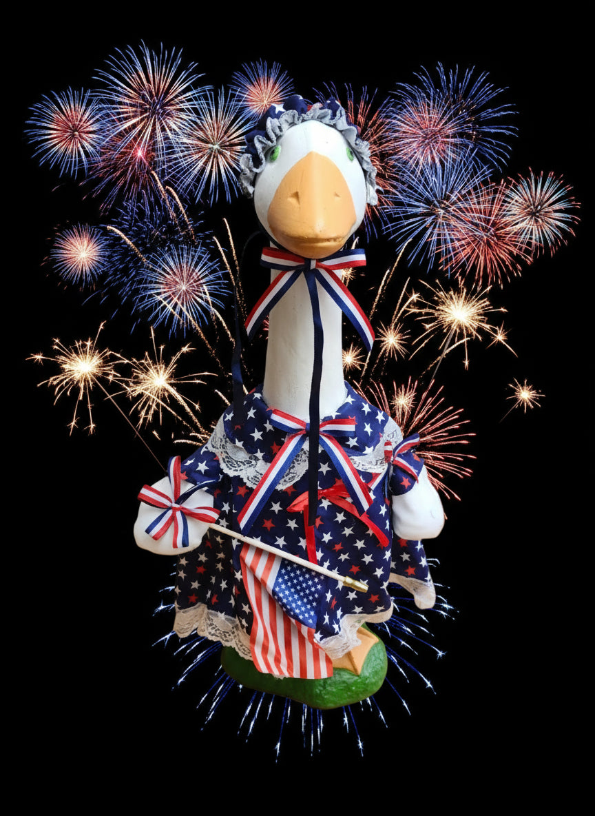 Independence day dress goose outfit