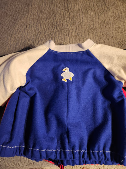 Sweatshirt Goose patch with bow