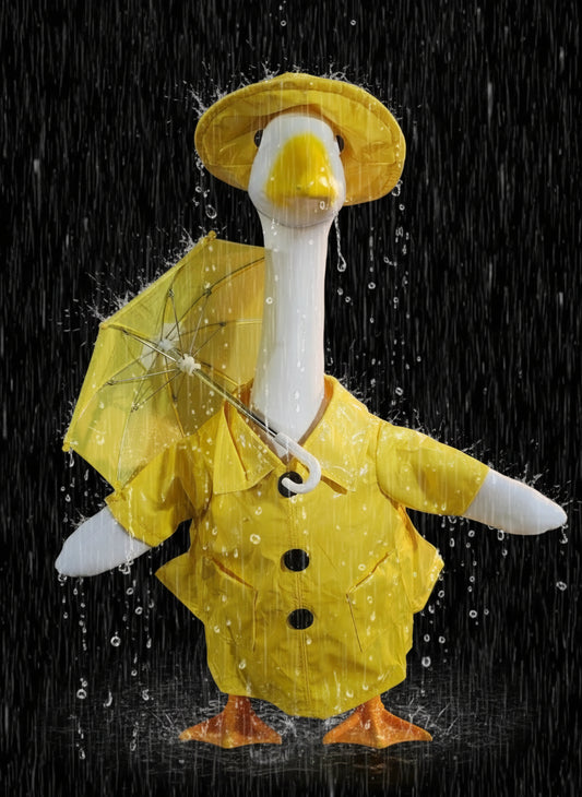 Raincoat goose outfit