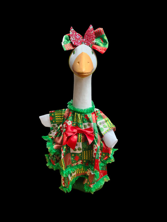 Christmas Dress goose outfit