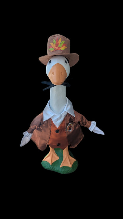 Thanksgiving man goose outfit