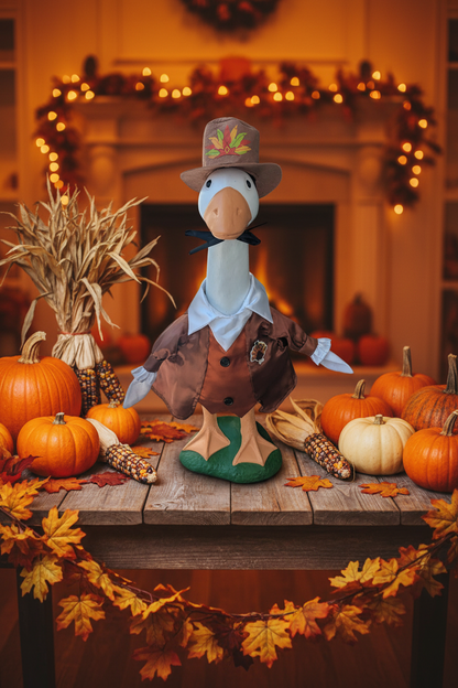 Thanksgiving man goose outfit
