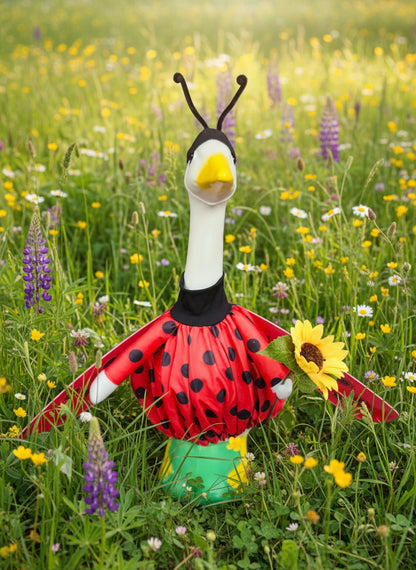 Ladybug goose outfit