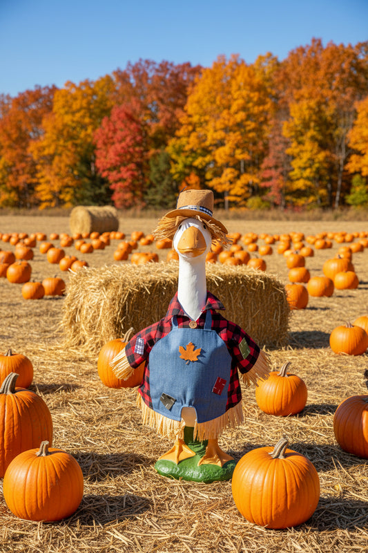 Scarecrow Patchwork goose outfit